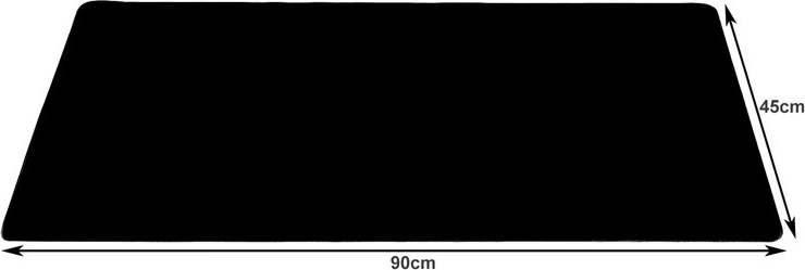 Taille XXL 90 × 45 cm pour clavier et souris