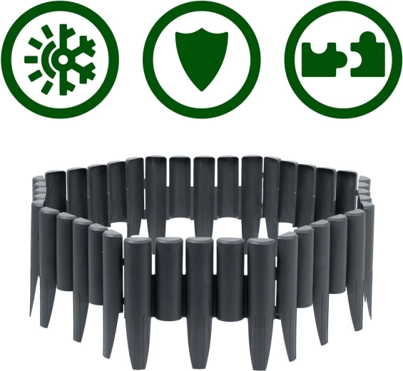 Installation rapide avec piquets intégrés