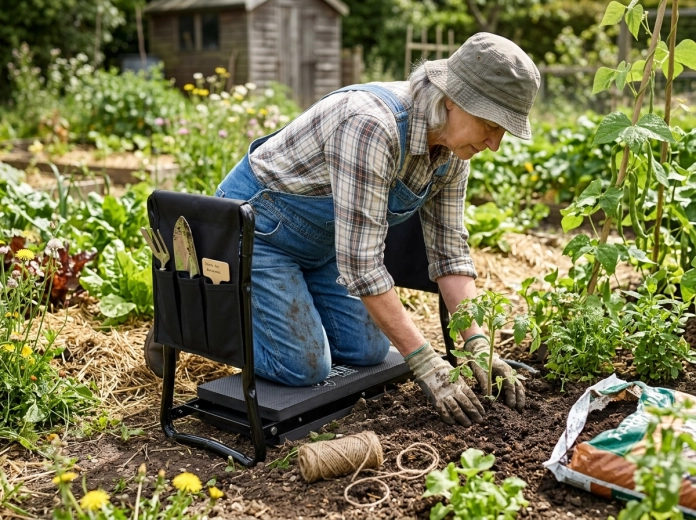 Coussin EVA moelleux et poignées de soutien