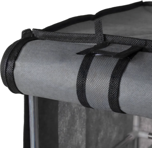 Housse textile de protection avec enroulement