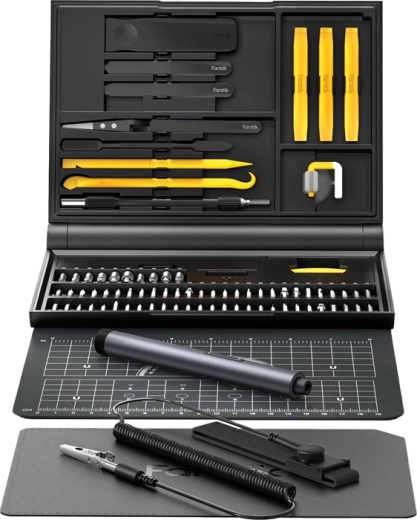 Tournevis électrique de précision Fanttik E1 NEX – station de travail avec 64 embouts et outils de service