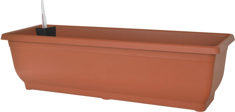 Jardinière auto-irrigante AQUA GLORIA 50 cm terracotta sans soucoupe