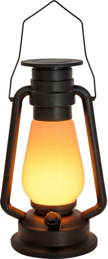 Lampe solaire suspendue type lampe à pétrole, blanc chaud, 72 LED