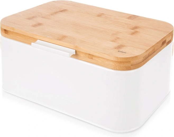 Boîte à pain Orion Whiteline blanche 30 × 19,5 × 14,5 cm
