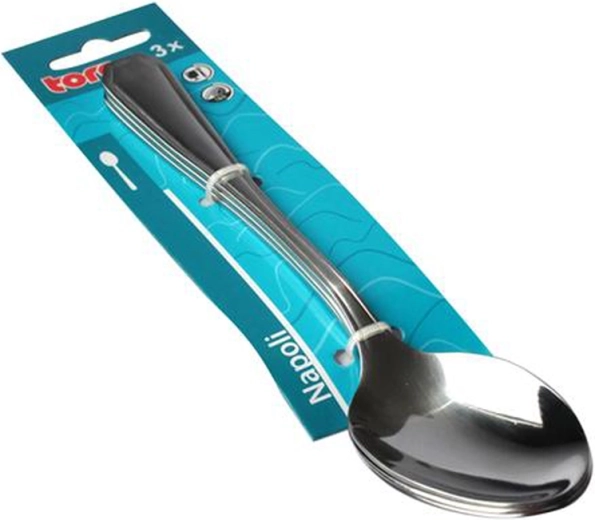 Cuillères de table NAPOLI – lot de 3 pièces, inox