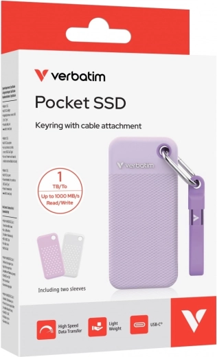 Jusqu’à 1000 Mo/s via USB‑C 3.2 Gen 2