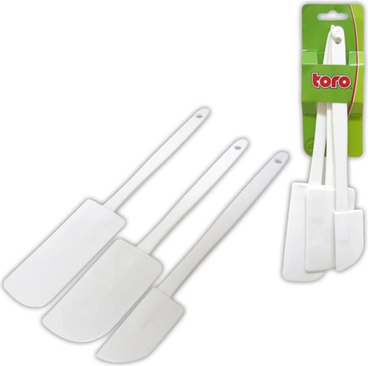Racloirs en plastique pour pâte TORO, lot de 3