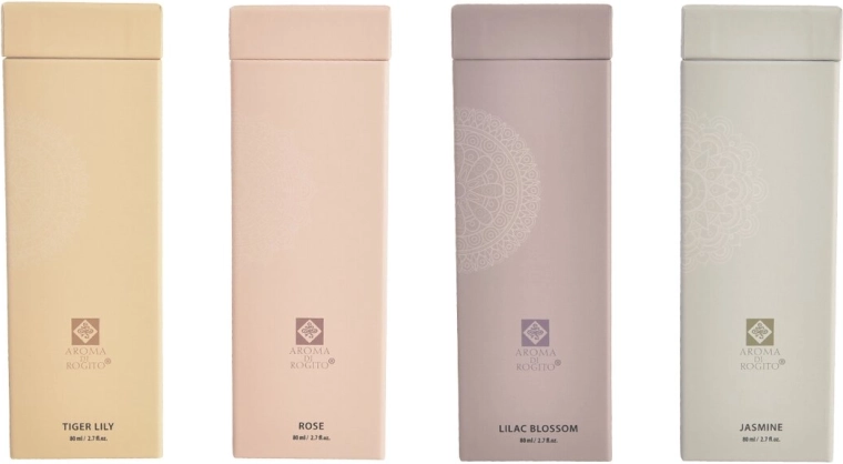 Diffuseur de parfum à bâtonnets PASTEL 80 ml (mix de 4 variantes)