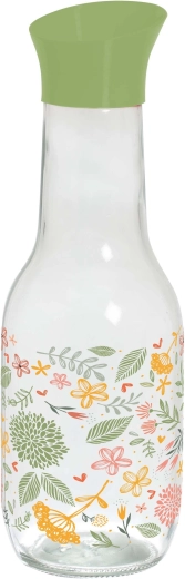 Carafe en verre avec couvercle TORO 1 l Botanica