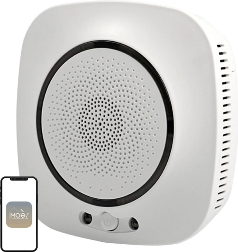 Détecteur de monoxyde de carbone Moes WSS-CO Wi‑Fi - 1 pièce