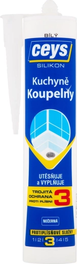 Silicone sanitaire CEYS 280 ml – Blanc