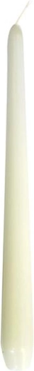 Bougie conique 24,5 cm – blanche