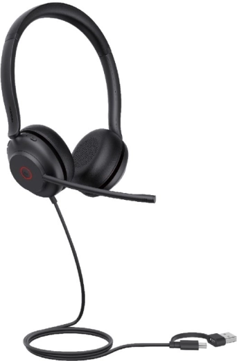 Yealink UH35 Dual Teams USB‑C/USB‑A casque filaire