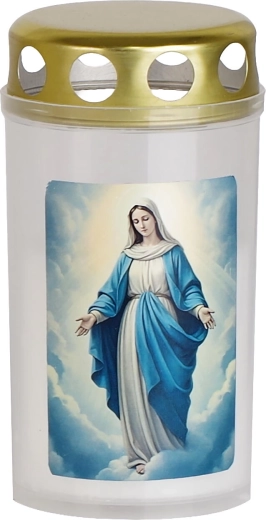 Décor digne avec motif de Marie
