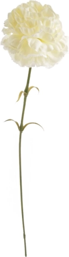 Œillet artificiel jaune 60 cm