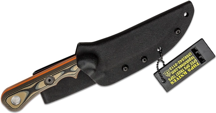 Étui en kydex léger inclus