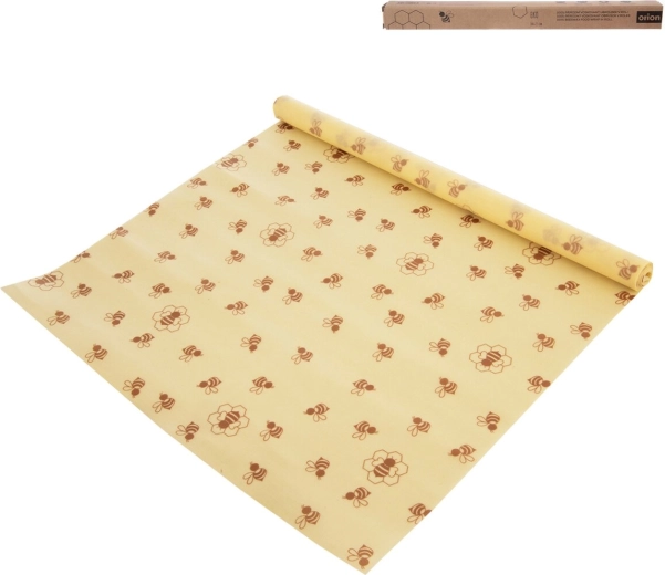 Essuie-tout EKO en cire d’abeille en rouleau en coton (100 × 33 cm)