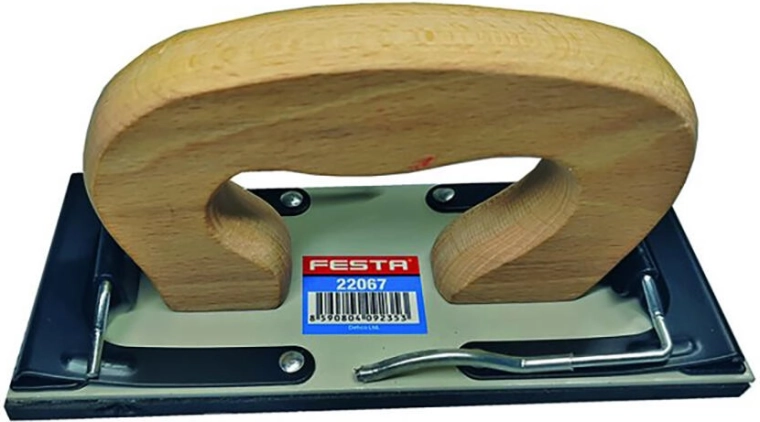 Porte-papier abrasif en bois FESTA 170 × 70 mm