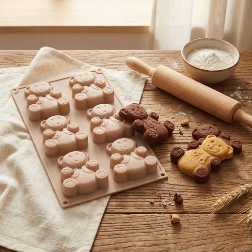 Démoulage facile grâce au silicone flexible