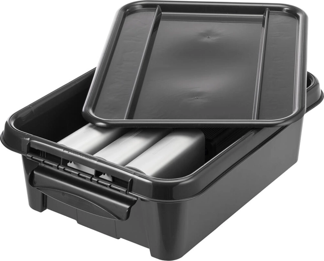 Fermeture sécurisée et couvercle résistant