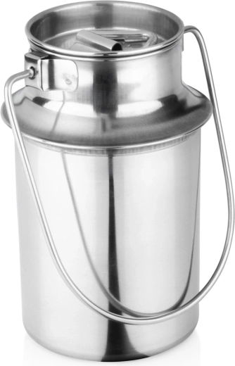 Pot à lait en inox Vilde 1 l avec couvercle