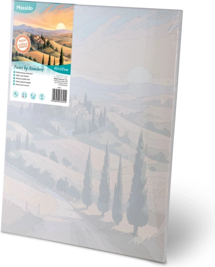 Prête à peindre : toile sur châssis avec sous-couche