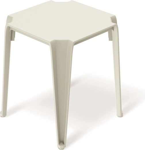 Table d’appoint Lottie beige – pour le salon, le balcon et le jardin