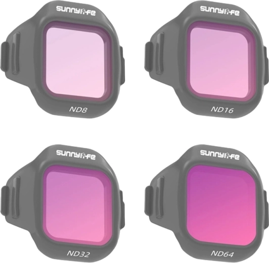 Set de filtres Sunnylife ND8/ND16/ND32/ND64 pour DJI Mini 5 Pro