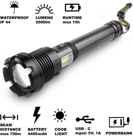 Lampe torche tactique outdoor Retlux