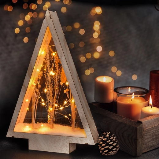 30 LED à lumière blanc chaud