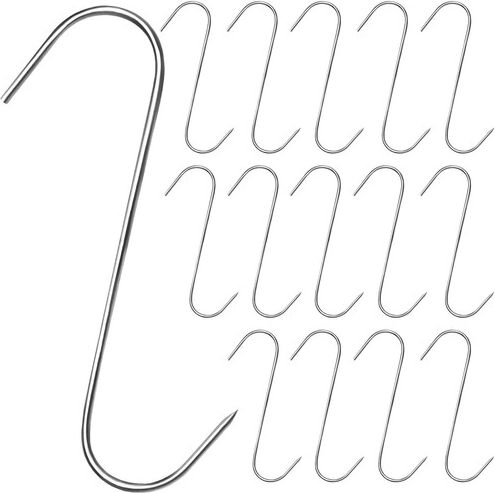 Crochets à suspendre 15 cm - lot de 15 pièces