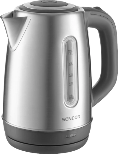 Bouilloire électrique Sencor en acier inoxydable de 1,8 l