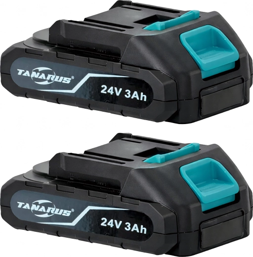 Deux batteries 3 Ah pour un travail ininterrompu