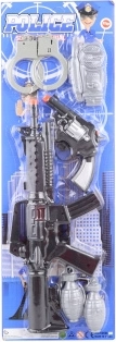 Kit de police avec pistolet-mitrailleur pour enfants