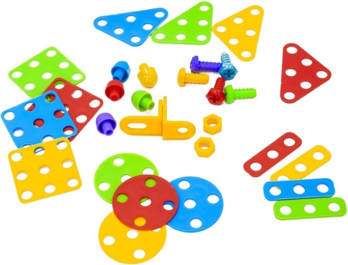 193 pièces et connecteurs d’angle pour des constructions 2D et 3D