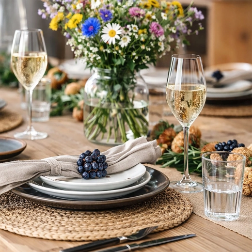 Lot de 6 pièces pour une table harmonieuse