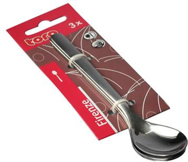Cuillère à café en acier inoxydable TORO Firenze, lot de 3 pièces