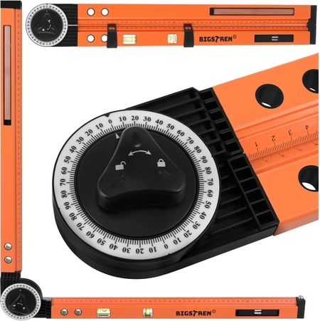 Règle 500 mm et fonction compas en un seul outil