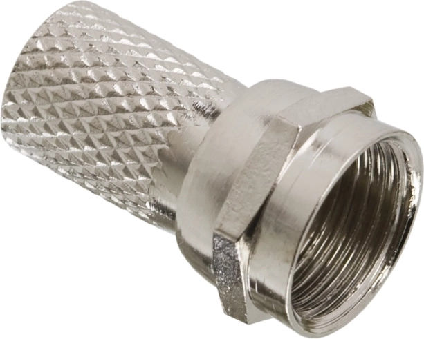 Fiche F premium à vis pour câble RG6