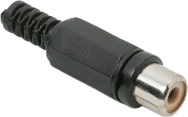 Prise RCA avec protection contre la rupture