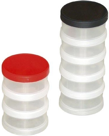 Organisateur rond à vis, 5 compartiments