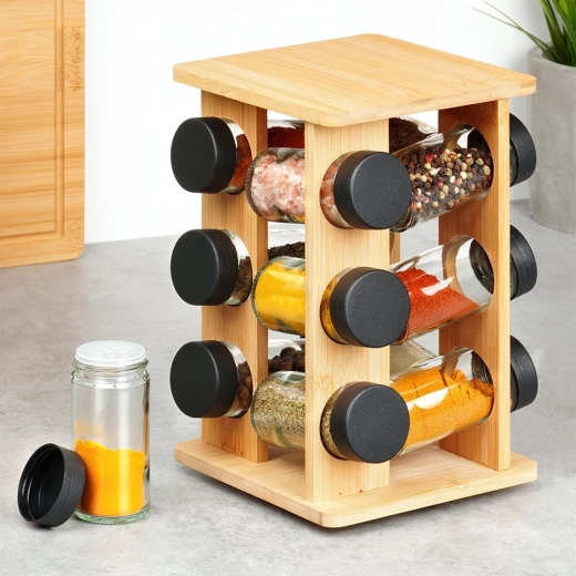 Bambou naturel et verre résistant