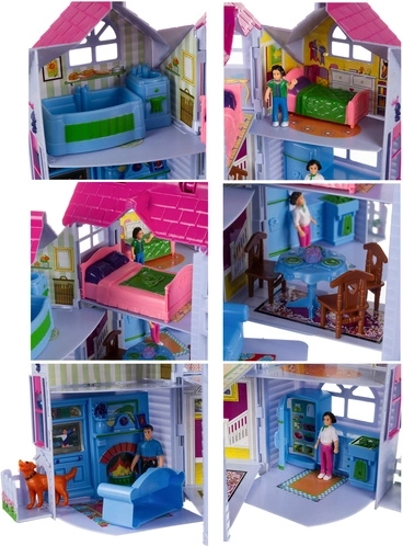 Six pièces détaillées et nombreux accessoires