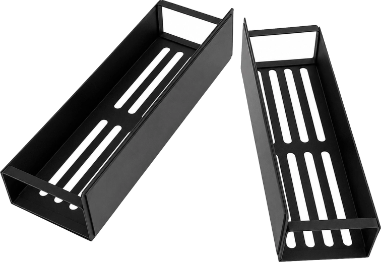 Étagère magnétique pour réfrigérateur et machine à laver pour épices avec crochets, lot de 2