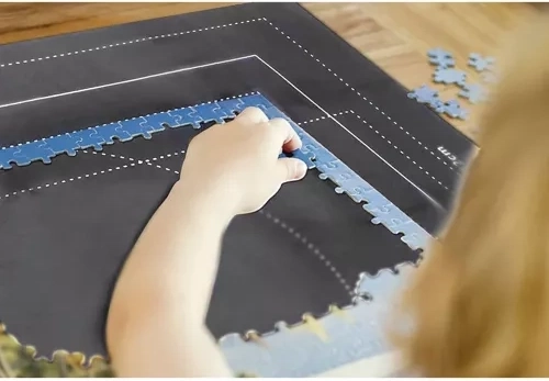 Tapis avec motif imprimé pour 6 tailles de puzzles