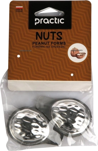 Lot de 10 moules à petits gâteaux en forme de noix