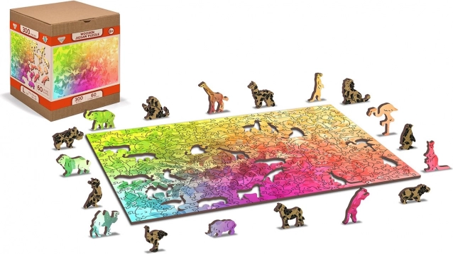 Puzzle en bois Rêve de papillon 2 en 1 – 150 pièces