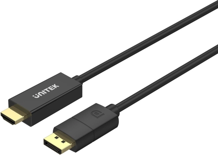 Unitek adaptateur câble DisplayPort 1.2 vers HDMI 4K 60 Hz 1,8 m - 1 pièce