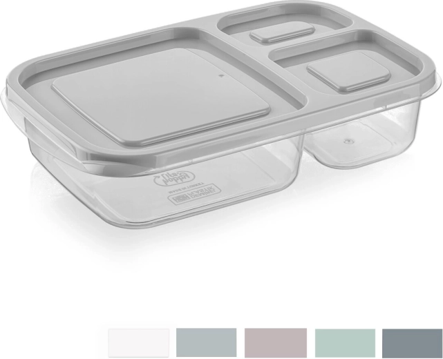 Boîte alimentaire compartimentée Smart 1,15 l (mix de couleurs)