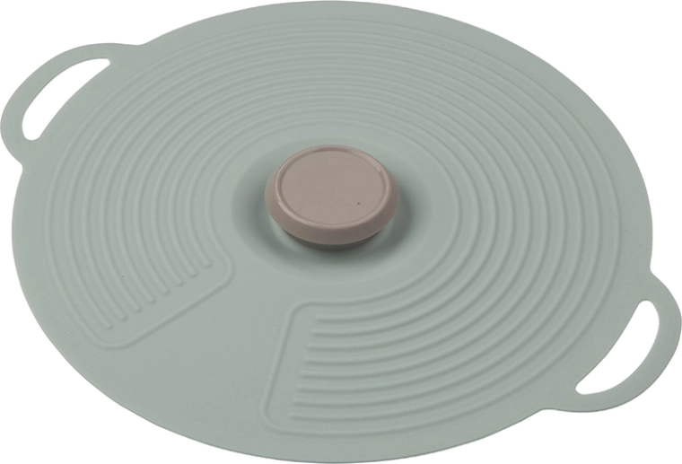 Couvercle en silicone avec fonction ventouse 28 cm, vert sauge